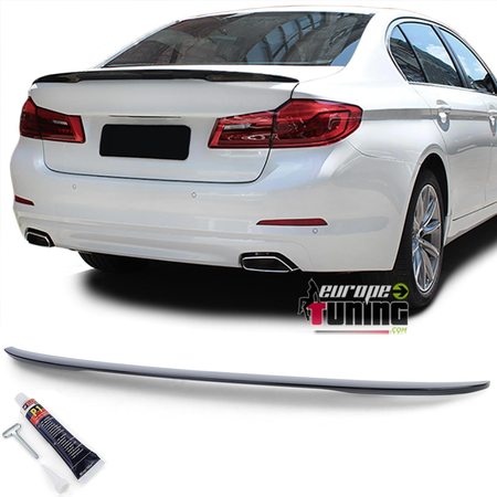 BECQUET SPOILER COFFRE SPORT NOIR BRILLANT BMW SERIE 5 G30 G38 et M5 F90 (05519)