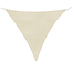 Voile d'ombrage triangulaire 6x6x6m crème