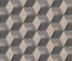 TERRA ROMBO HEXAGONAL - 25x21,6 cm - GRIS - Carrelage hexagonal motif cube