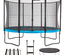 Kangui - Trampoline de jardin 365 cm + filet + échelle + bâche + kit ancrage | PUNCHI Bleu