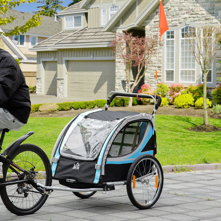 Remorque vélo jogger 2 en 1 pour enfant