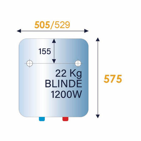 Chauffe-eau électrique blindé vertical mural 200L - THERMOR - 251085