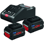 Pack de 2 batteries ProCore 18V/8Ah + chargeur GAL 18V-160 C en boite carton BOSCH 1600A016GP