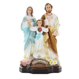 Statue de la Sainte Famille en résine 40 cm