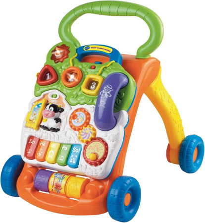 Porteur Trotteur VTECH - Super  Parlant 2 en 1 - Multicolore