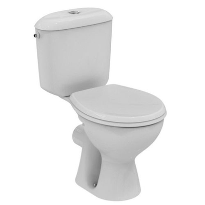 Pack WC  NOE avec réservoir alimentation latérale blanc sortie horizontale - PORCHER - P948001