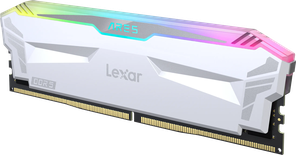 Kit Barrettes mémoire 32Go (2x16Go) DIMM DDR5 Lexar Ares RGB  6400MHz (Blanc)