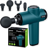 Beurer MG 99 pistolet de massage maniable avec 4 accessoires, massage puissant des points de déclenchement, relâchement des tensions, appareil de massage musculaire compact avec 5 niveaux d'intensité