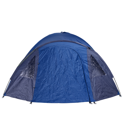 Tente de camping 4-5 personnes bleu marine