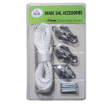 Kit de fixation pour voile d'ombrage