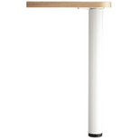 Pied extensible diamètre 60mm réglage 71-110cm blanc - 20-71-110BL