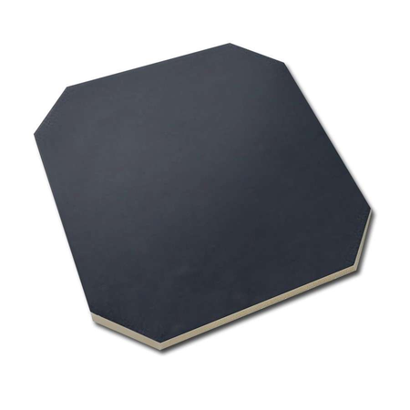 OCTAGON -  NEGRO MATE - Carrelage 20x20 cm octogonal Noir mate