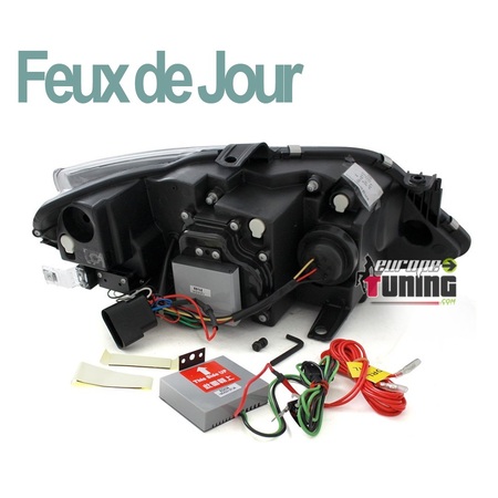 PHARES FEUX AVANTS LED DIURNES DE JOUR SEAT IBIZA 6J 2012-2015 (04051)