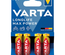 Blister de 4 piles LONGLIFE Max Power LR06 AA 1,5V - VARTA - 4706110404