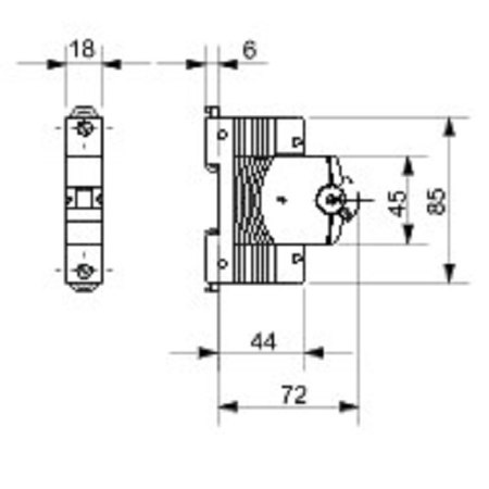 Disjoncteur magnétothermique 90 MCB MT 60 1P courbe C 2A 6000A - 10kA / 230V 1 module - GEWISS - GW92002