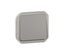 Poussoir NO PLEXO 10 A avec enjoliveur finition gris - LEGRAND - 069540L