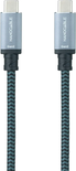 Câble Nanocable USB-C 3.2 M/M 1m 100W (Gris)