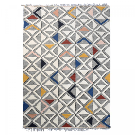 Tapis kilim KL MULTILO en laine Fait main Care&Fair