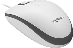 Souris filaire Logitech M100 (Blanc)