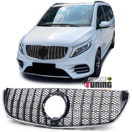 CALANDRE GRILLE PANAMERICANA LIGNE AMG GT-R MERCEDES CLASSE V W447 2014-2019 (05513)