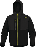 Veste Softshell 3 couches noir/jaune T3XL - DELTA PLUS - HORT2NJ3X