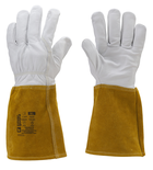 Gants de soudeur EUROWELD 100 TIG fleur caprin manchette croûte 15cm taille 10 - COVERGUARD - 1WEL100010
