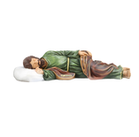 Grande Statue de Saint Joseph endormi en résine 57cm