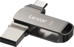 Clé USB 3.1 Lexar JumpDrive D400 - 64Go (Gris)