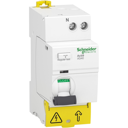 Interrupteur différentiel tête de groupe ACTI9 iIG40 1P+N 40A 30mA type AC - SCHNEIDER ELECTRIC - A9R67640