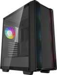 Boitier Moyen Tour ATX DeepCool CC560 RGB avec panneau vitré (Noir)