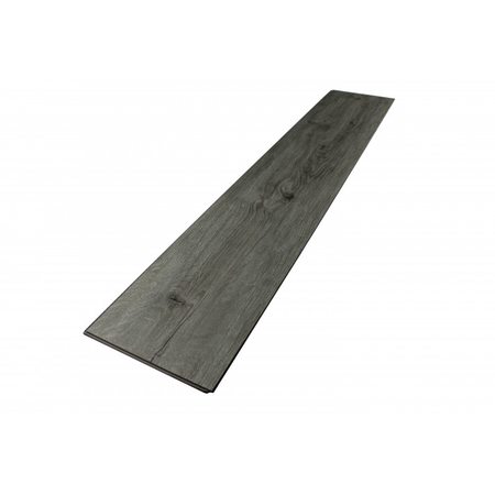 Sol SPC haute résistance clipsable tout en un gris 1,95 m² (couche d'usure de 0,5 mm) - Coloris - Gris patiné, Epaisseur - 5 mm, Largeur - 228 mm, Longueur - 1222 mm, Surface couverte en m² - 1,95