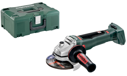 Meuleuse d'angle 18V WB 18 LTX BL 125 QUICK (sans batterie ni chargeur) en coffret METALOC - METABO