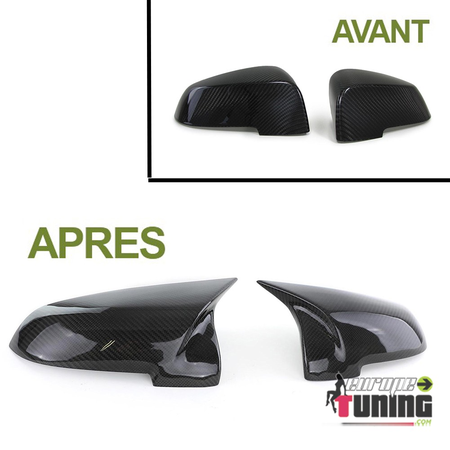 COQUES RETROVISEURS CARBONE LIGNE PACK M BMW SERIE 5 GT F10 SERIE 6 F12 SERIE 7 F01 ...(05262)