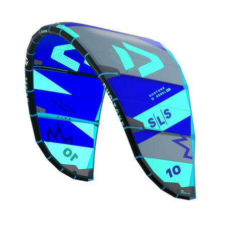 Aile de Kitesurf Duotone Rebel SLS 2024 Blue/Light Grey 9M