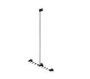 Main courante de douche en T Rugao en acier inoxydable - AKW - 12014GR-LS