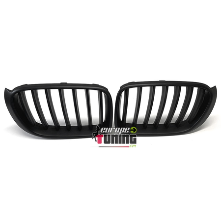 GRILLES CALANDRES SPORT NOIR MAT PACK M-PFM BMW X3 F25 LCI et X4 F26 2014 - (05084)