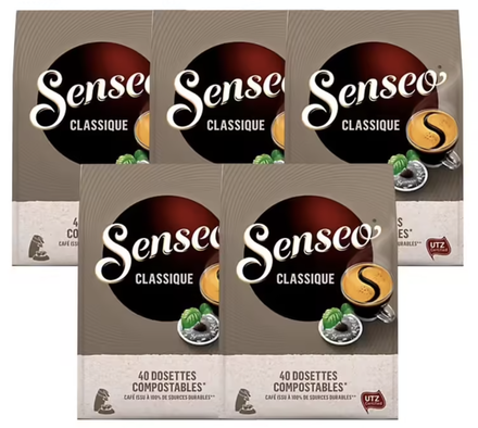 Pack 200 dosettes souples Classique - SENSEO