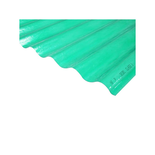 Plaque polyester ondulée (PO 76/18) - Coloris - Vert, Largeur totale de la plaque - 90cm, Longueur totale de la plaque - 2m