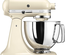 KitchenAid Robot Pâtissier Artisan 4,8 L Beige, Robot Cuisine Multifonctions avec Tête Inclinable et 4 Accessoires