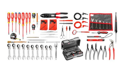 Boîte à outils textile sur roulettes + 101 outils pour électricien - FACOM - BSR20.EL34