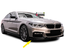 LAME BECQUET NOIR SPOILER DE PARE CHOCS BMW SERIE 5 G30 G31 EN PACK M (04949)