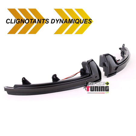 CLIGNOTANTS RETROVISEURS A LED DYNAMIQUES PORSCHE CAYENNE II 2014-2017 (04979)