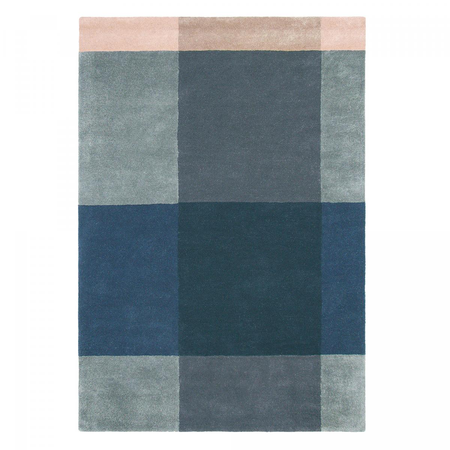 Tapis salon PLAID tufté main en laine