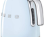 Smeg Bouilloire à Température Variable KLF04PBEU 1,7 L , Bleu Azur