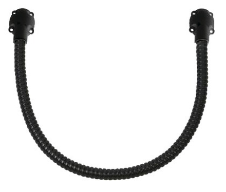 Flexible de passage de câbles noire 50cm diametre 13/10mm - SEWOSY - DLN10
