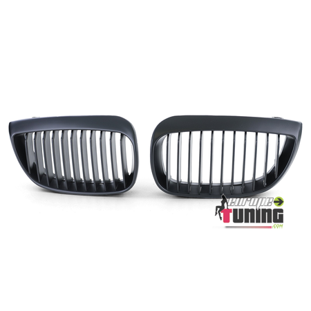 GRILLES CALANDRES NOIRES BMW SERIE 1 E81 E87 E82 E88 PHASE 1 2004-2007 (04591)