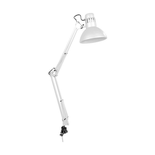 Lampe de bureau EDM Melbourne E27 60 W Flexo/Lampe de bureau Métal Blanc (24 x 98 cm)