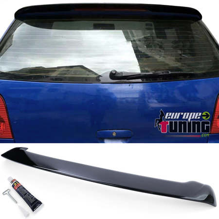 BECQUET SPOILER DE TOIT SPORT NOIR BRILLANT VW POLO 4 9N & 9N3 2001-2009 (05545)