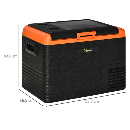 Glacière congélateur portable à compression orange noir