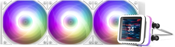 Kit Watercooling AIO Zalman Alpha2 DS A36 RGB - 360mm (Blanc)